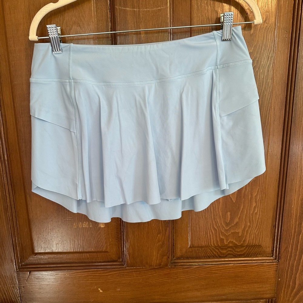 ZYIA Active Pale Blue Athletic “Grand Slam” Skirt